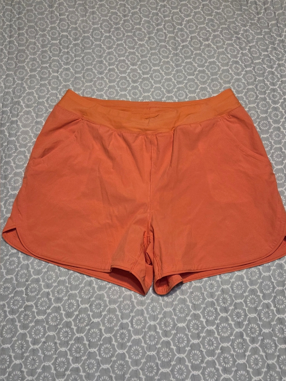 Lands' End Women's Orange Board Shorts - 5"